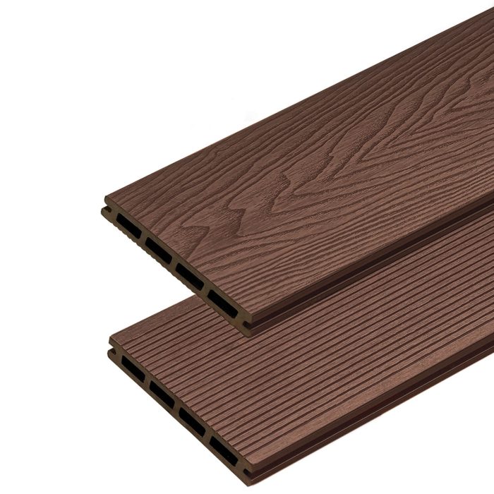 Deska Tarasowa Kompozytowa 3D Classic Ciemny Brąz – dł. 2,2 m - obrazek 1